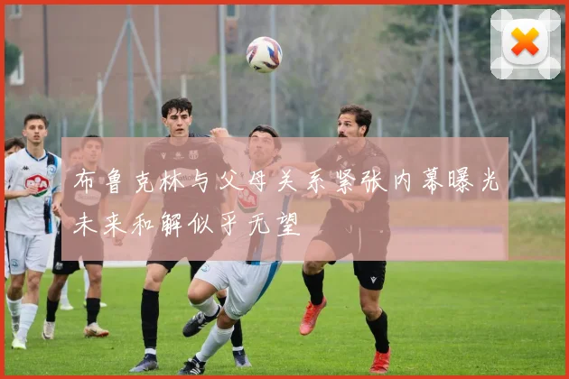 布鲁克林与父母关系紧张内幕曝光未来和解似乎无望